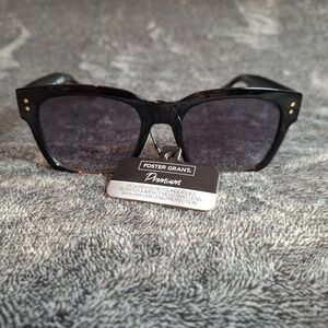 Foster Grant Premium Designer Series Sunglasses P04 BLACK FREE CASE‎